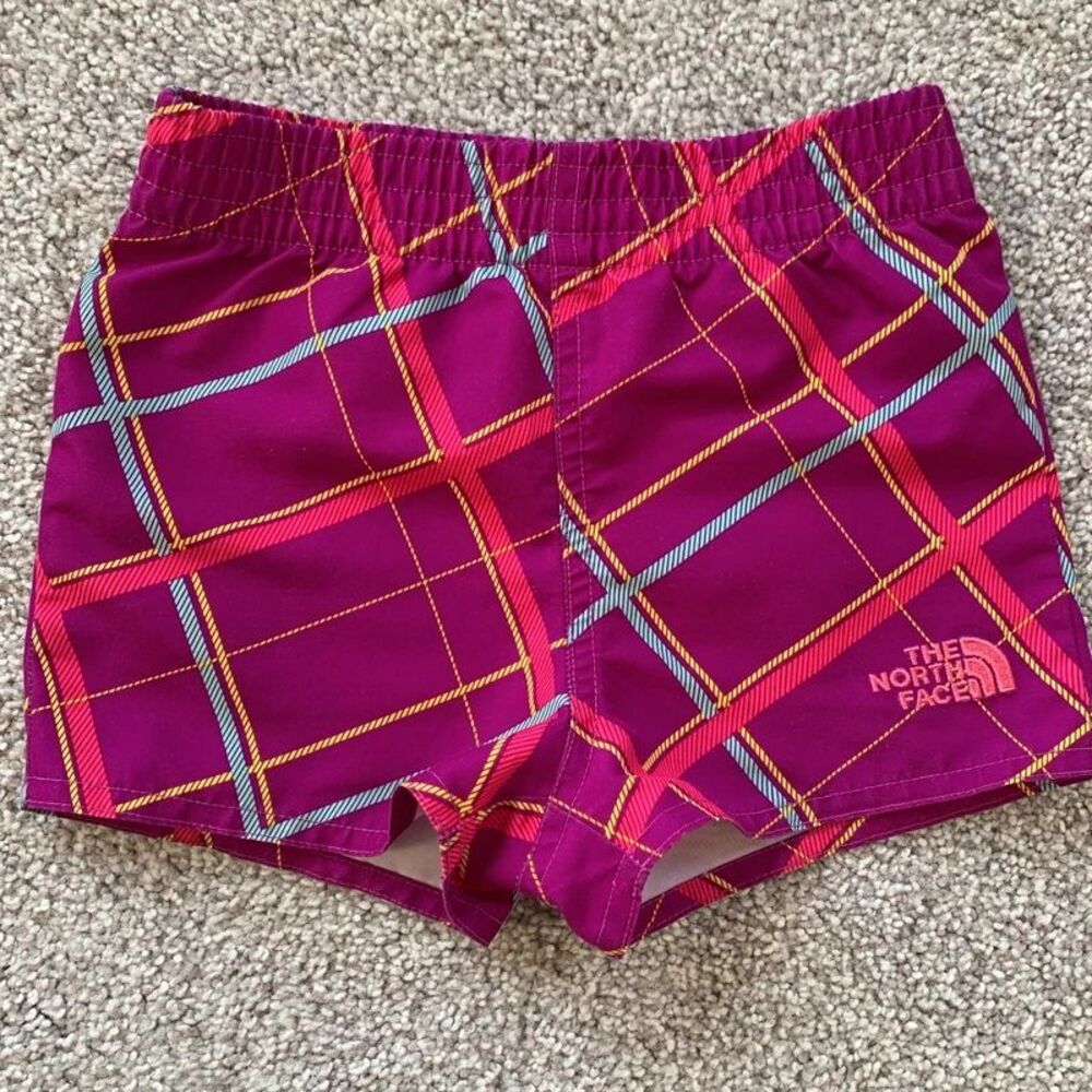 North Face Kids Plaid Shorts 12-18 Months
